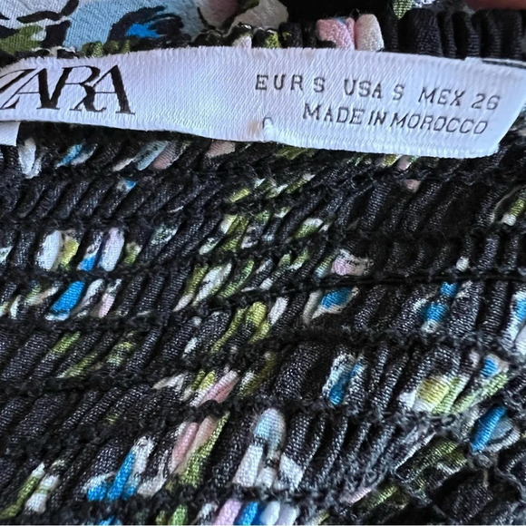 Zara Floral Print Midi Dress floral Multicolor 26044 - Picture 9 of 11